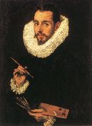 El Greco Portrait of the Artist's Son,jorge Manuel Greco Spain oil painting artist